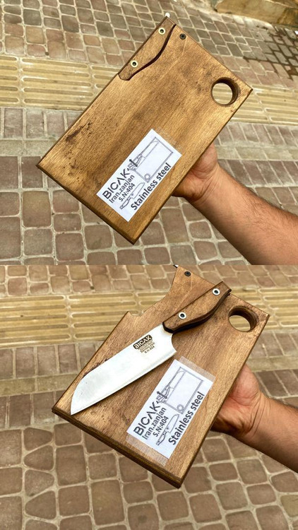 تخته گوشت وچاقوی مخفی