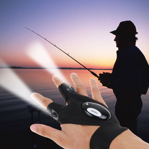 دستکش چراغ دار تاکتیکال