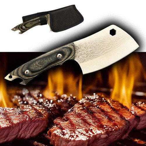 ساطور استیل وارداتی با غلاف